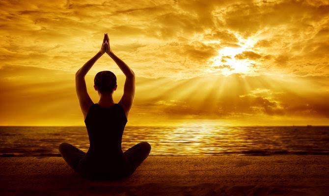 Yogasana and meditation