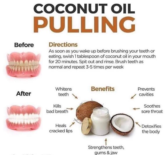 Oil pulling therapy